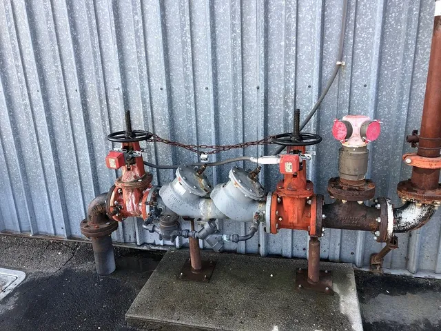 Backflow testing at a commercial property