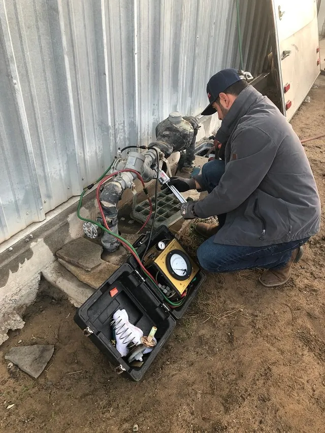 Commercial RP assembly on a building cooling loop