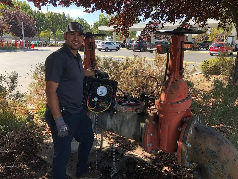 Multi-device commercial backflow installation