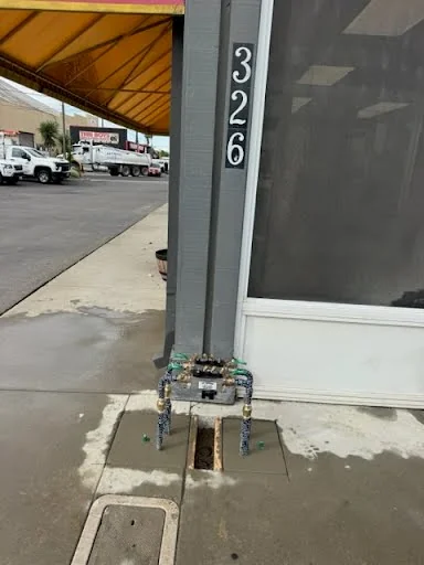 Install of a new DCVA assembly with proper drainage